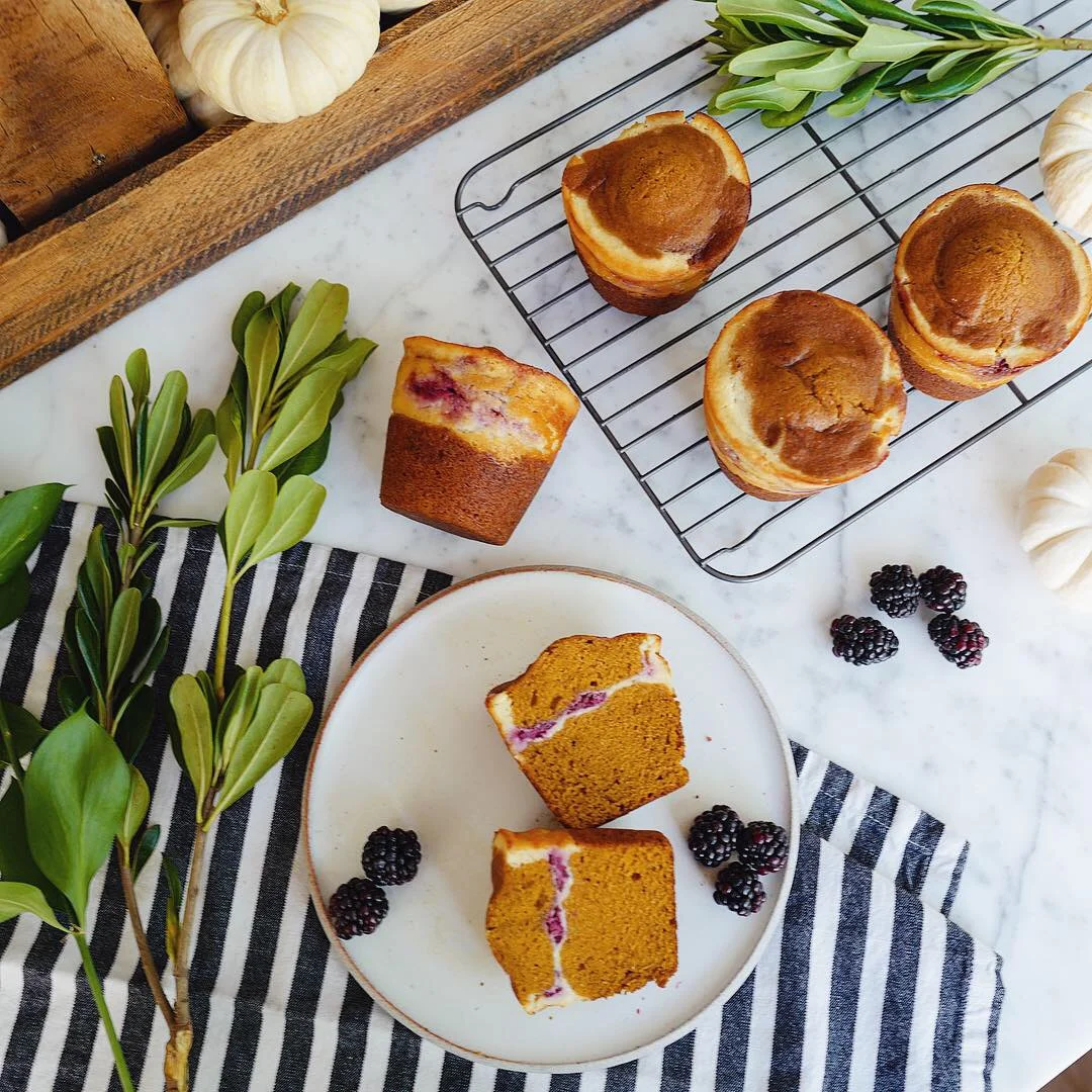 PumpkinCreamCheeseBread with Blackberries-2.JPG
